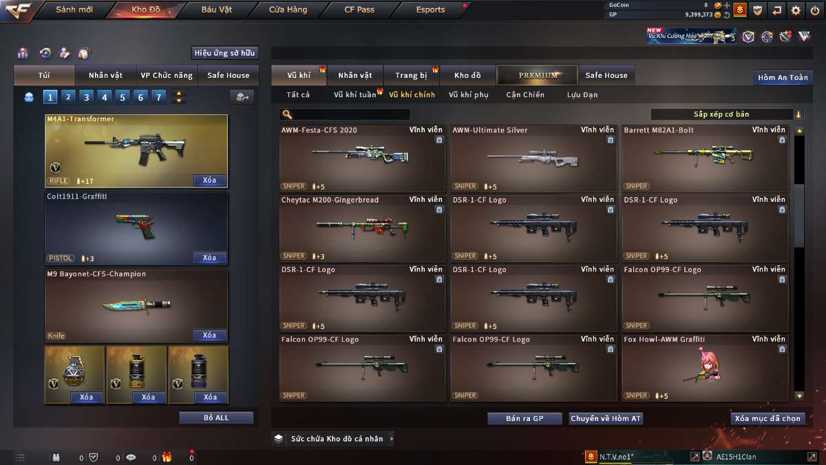 shop acc cf uy tin gia re